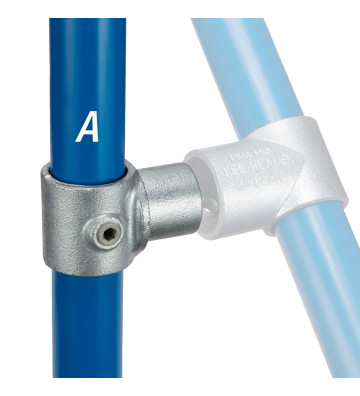 Adjustable tee 114-8 - 48.3 mm 114-8 Kee Klamp® - Kee Safety